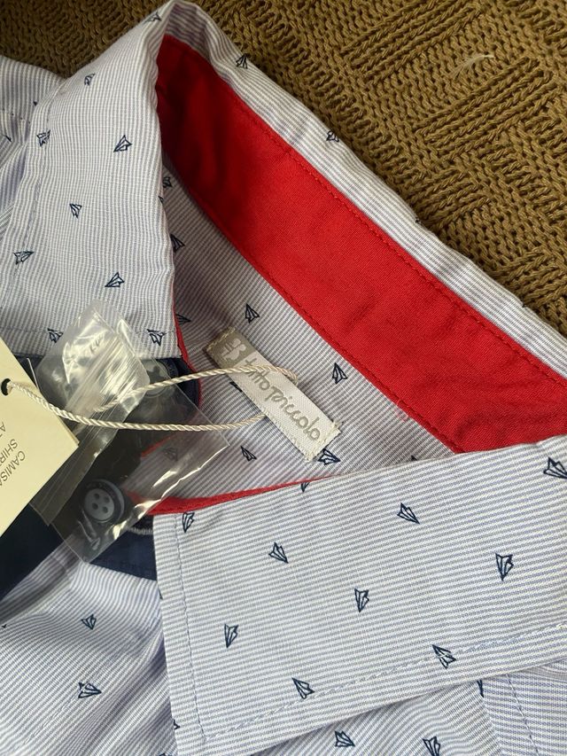 Camisa infantil estampada de tutto-piccolo