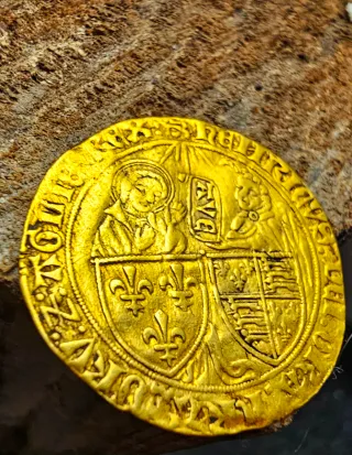  Salut d'or moneda oro medieval