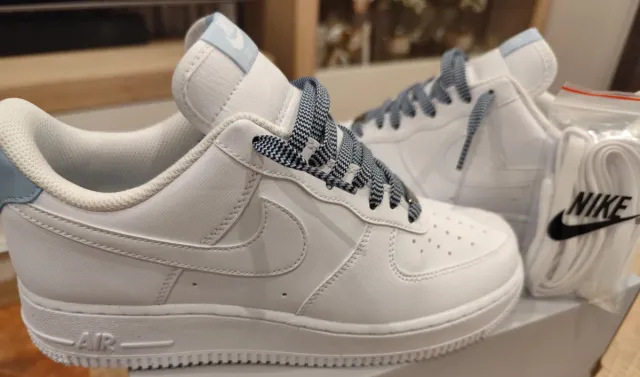 Nike Air Force 1 Blancas y Azules