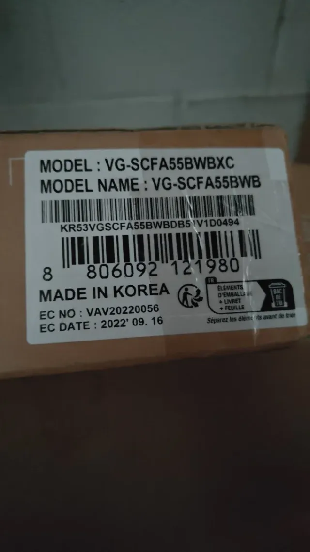 Marco Samsung 55 Marrón Moderno