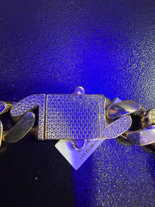 Pulsera tipo  Versace Oro 18k 
