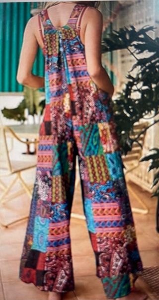 Mono pantalón multicolor mujer nuevo XL