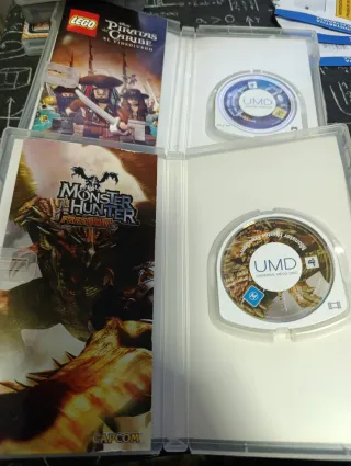 2 giochi per PSP: Lego Pirati dei Caraibi e Monster Hu