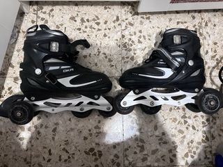 Patines en línea negros talla 38
marca:oka