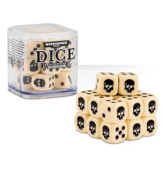 Caja Dados Warhammer 40.000 AOS- Blanco Hueso