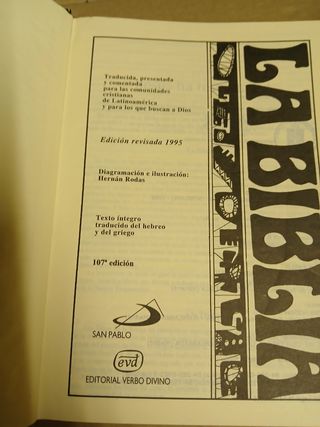 Biblia Sagrada y La Biblia Latinoamericana