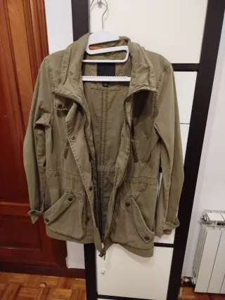 Parka verde mujer talla S