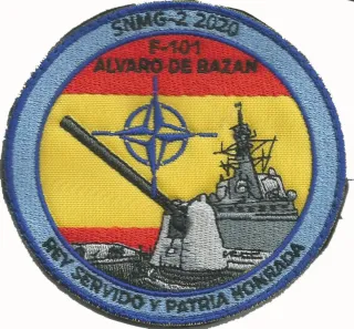 Parche SNMG-2 2020 Fragata F-101 Álvaro de Bazán