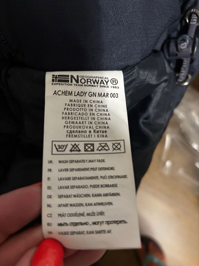 ANORAK NORWAY Chaqueta Azul Marino