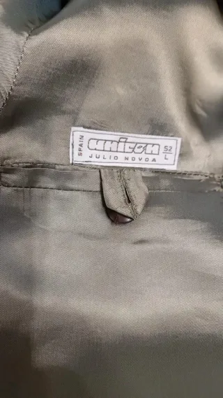 Chaqueta Unicen Chico T.52 Marrón/Verde