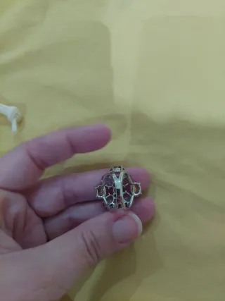 Anillo plata 925 y piedras.