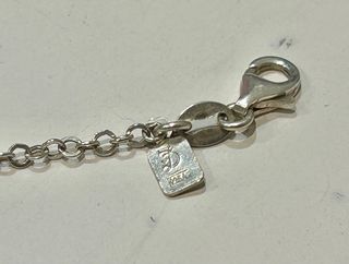 Pulsera de plata con bolitas