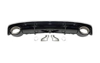Difusor Trasero Audi A7 2015-2018 Look RS7 ABS