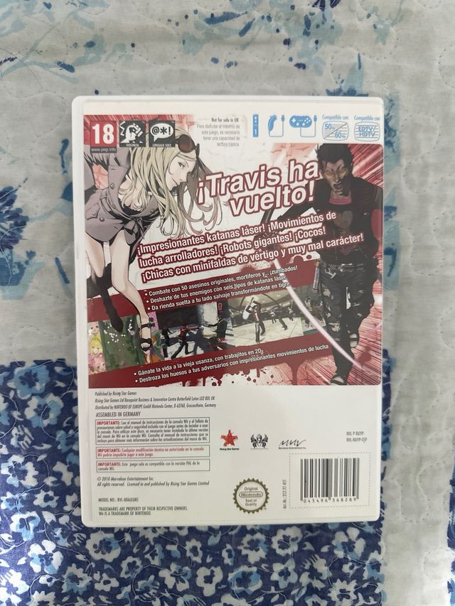 No More Heroes 2 Wii Pal Spagna