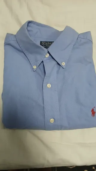 Camisa Polo Ralph Lauren Azul Hombre