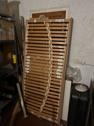 2 Somieres de madera 90x200