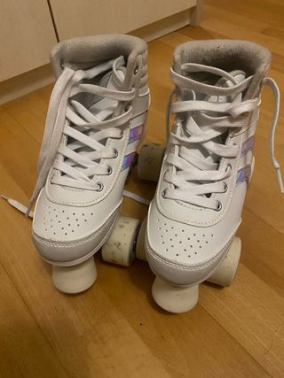 Patines artísticos infantiles blancos