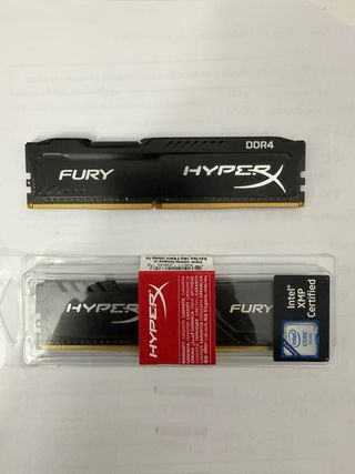 Memoria RAM HyperX Fury DDR4 8GB 2x8 16gb 