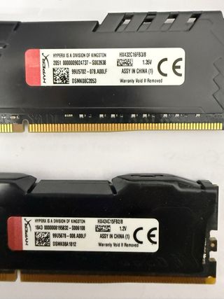 Memoria RAM HyperX Fury DDR4 8GB 2x8 16gb 