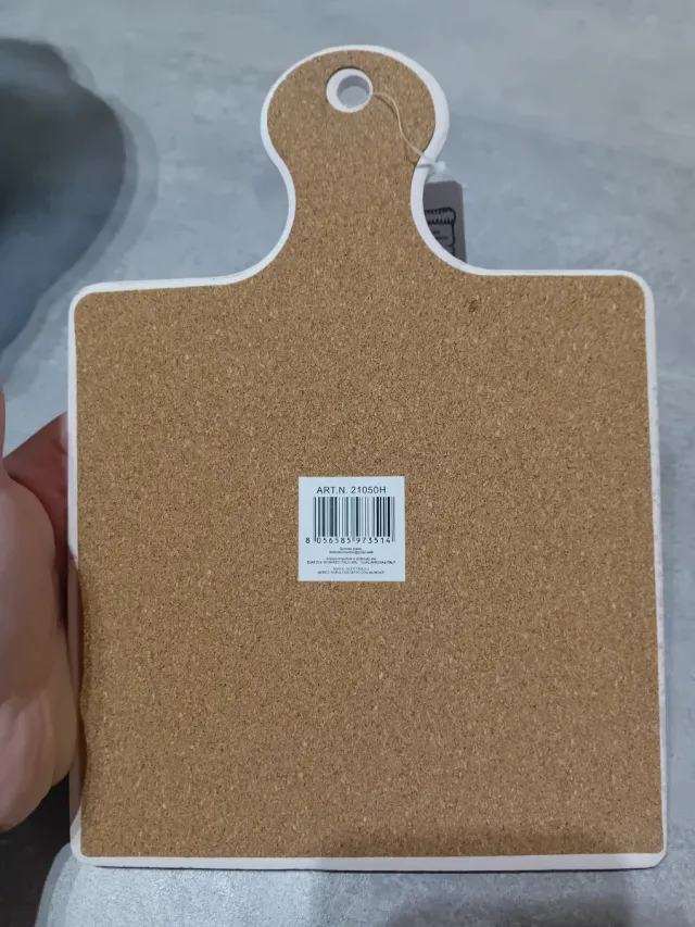 Tagliere in ceramica con mandala