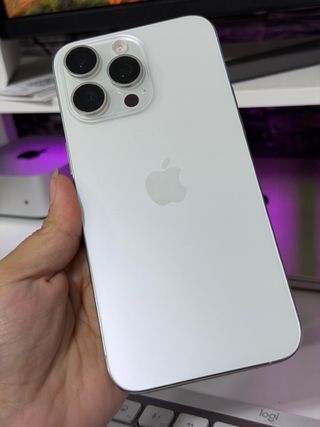 iPhone 15 Pro Max 256GB Titanio Blanco