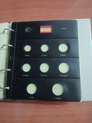 Álbum de monedas Pardo,i hojas 