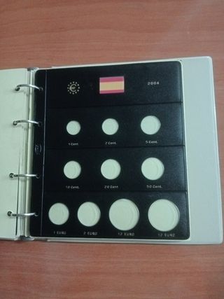 Álbum de monedas Pardo,i hojas 