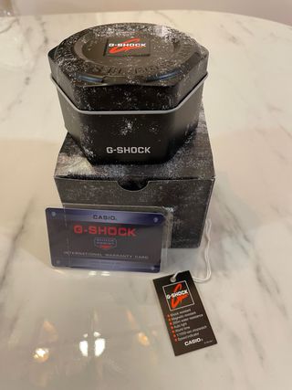 Reloj Casio G-Shock Metálico Plata/Blanco