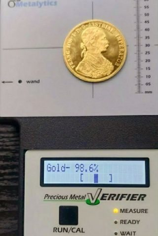 Moneda de Oro 1915 Austria Hungría