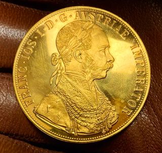Moneda de Oro 1915 Austria Hungría