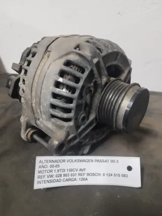 LTERNADOR VW PASSAT B5.5 1.9TDI 130CV AVF