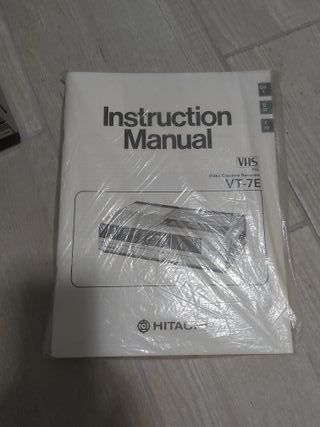 Vídeo VHS Hitachi Años 80