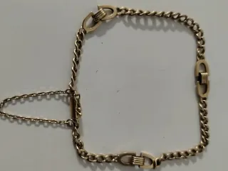 Pulsera oro 19 cm