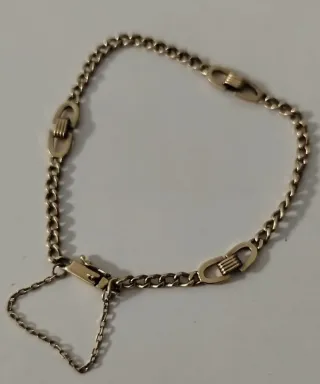 Pulsera oro 19 cm