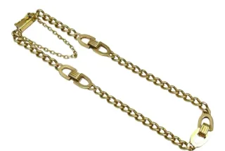 Pulsera oro 19 cm
