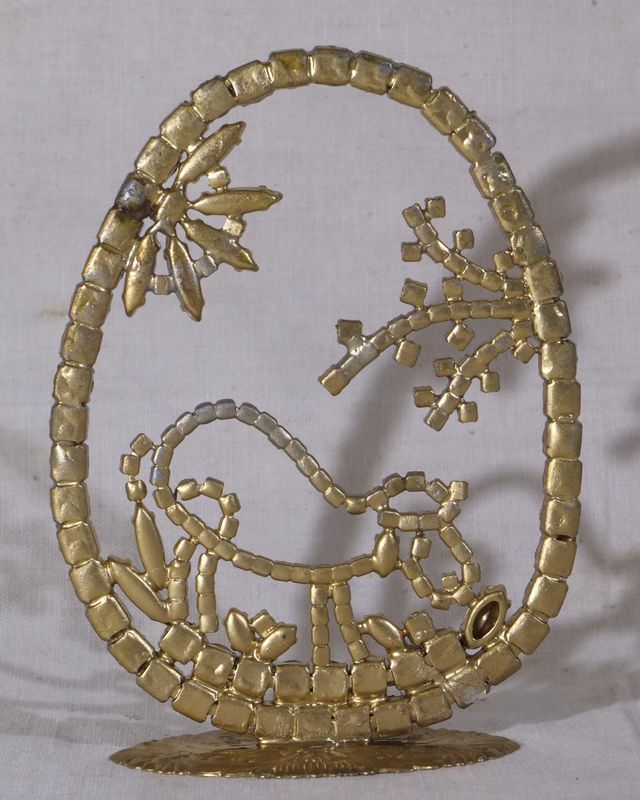 Uovo decorativo cristalli Swarovski