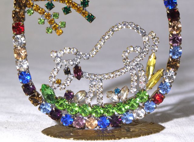 Uovo decorativo cristalli Swarovski