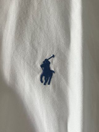 Camisa Polo Ralph Lauren Blanca Talla XS