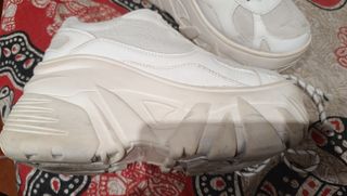 Zapatillas plataforma blancas