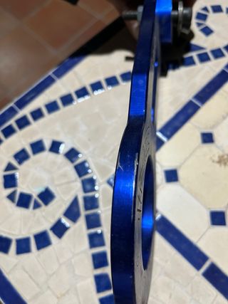 Gancho tow remolque Benen Industries azul