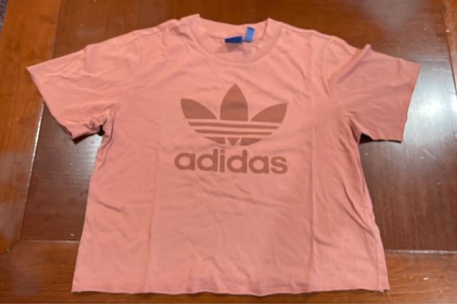 Camiseta Adidas rosa palo mujer T.34