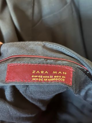 Traje Zara Man negro