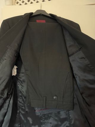 Traje Zara Man negro