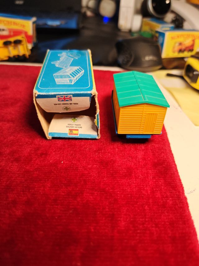 Matchbox 60 Site Hut Lesney Caixa danificada