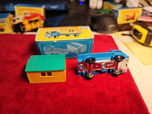 Matchbox 60 Site Hut Lesney Caixa danificada