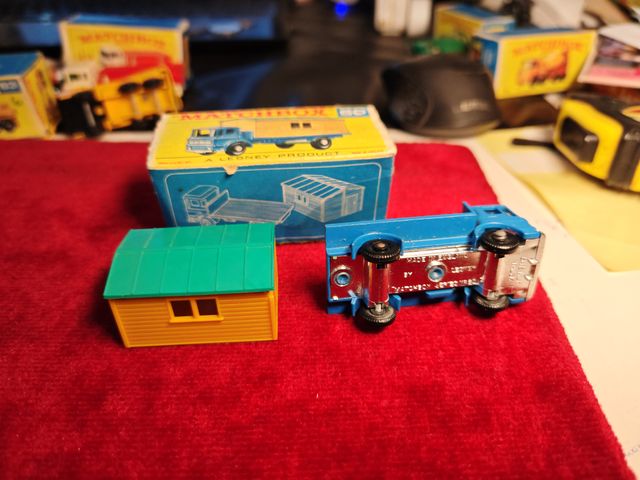 Matchbox 60 Site Hut Lesney Caixa danificada