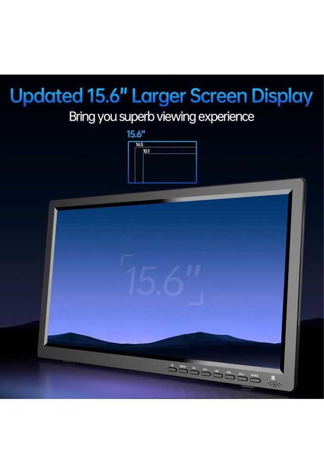 TV IPS Full HD portatile da 15" 1080p