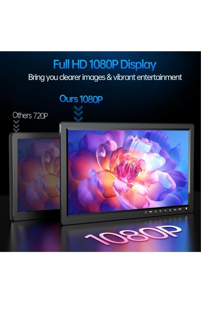 TV IPS Full HD portatile da 15" 1080p