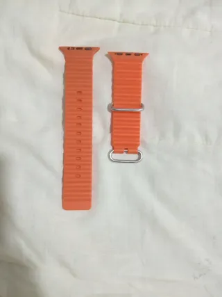 Correa de reloj naranja