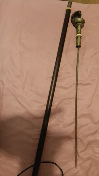 Bastón Sable Siglo XIX